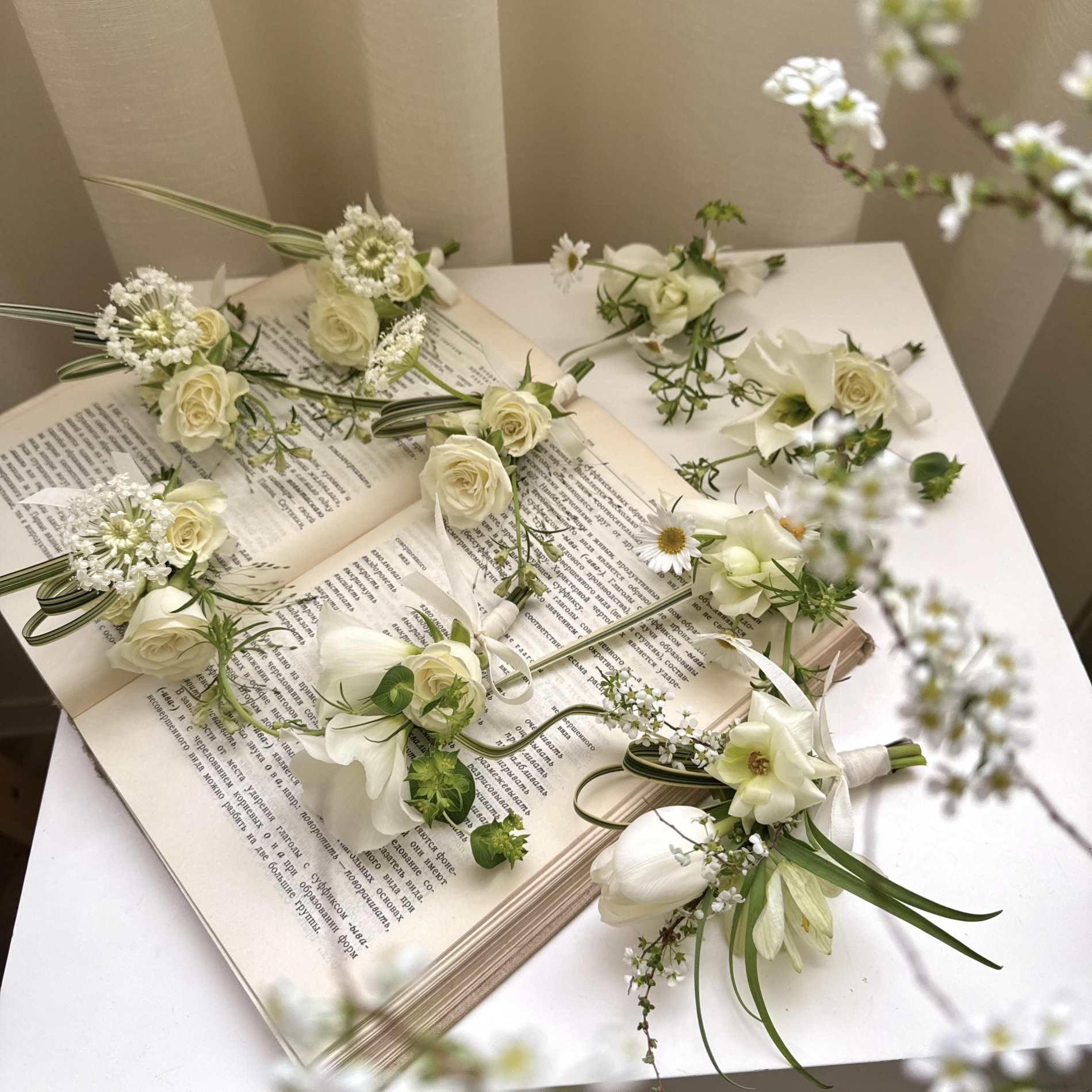 韓式鮮花胸花 7