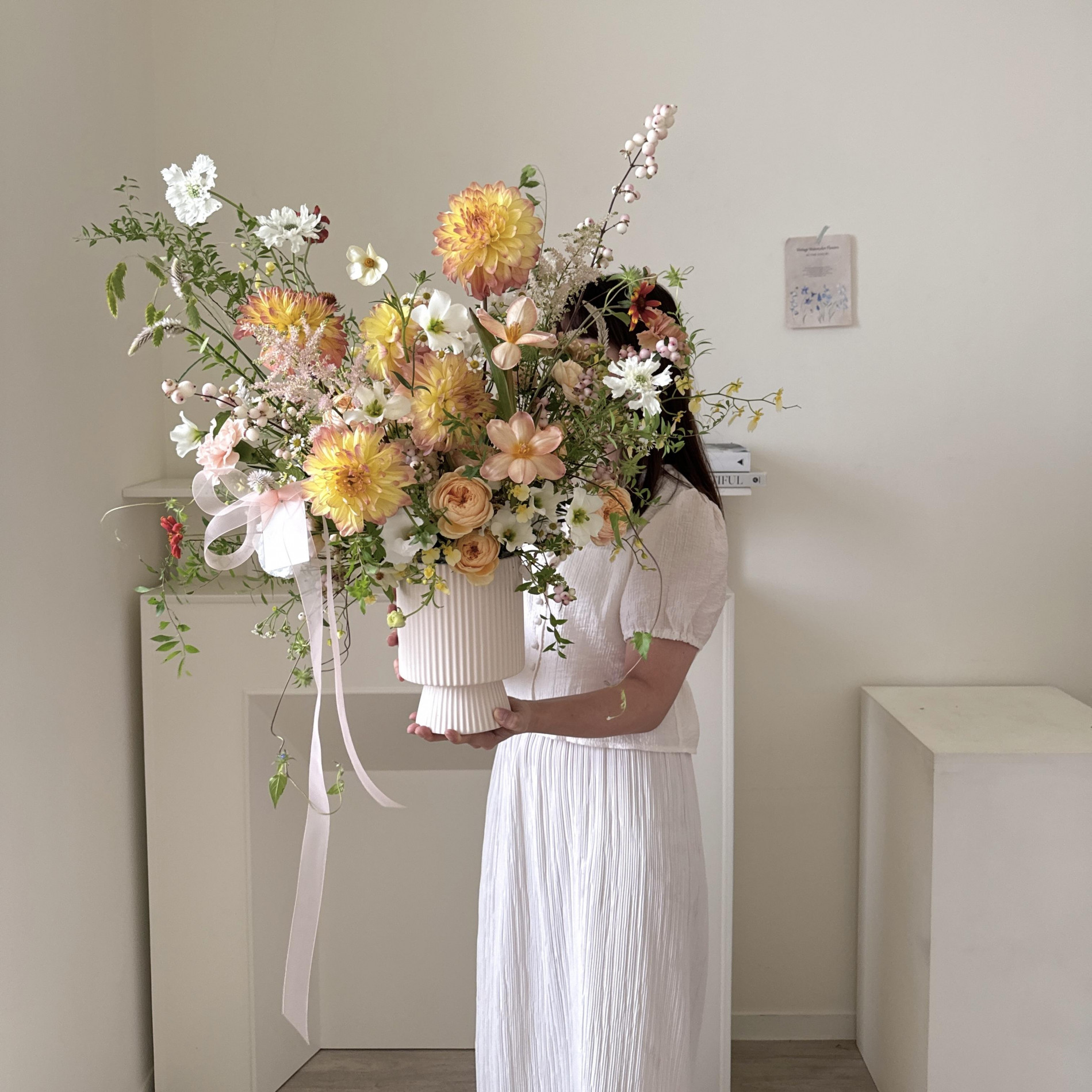 韓式鮮花大型桌花 XL 開幕桌花/新居花禮 3