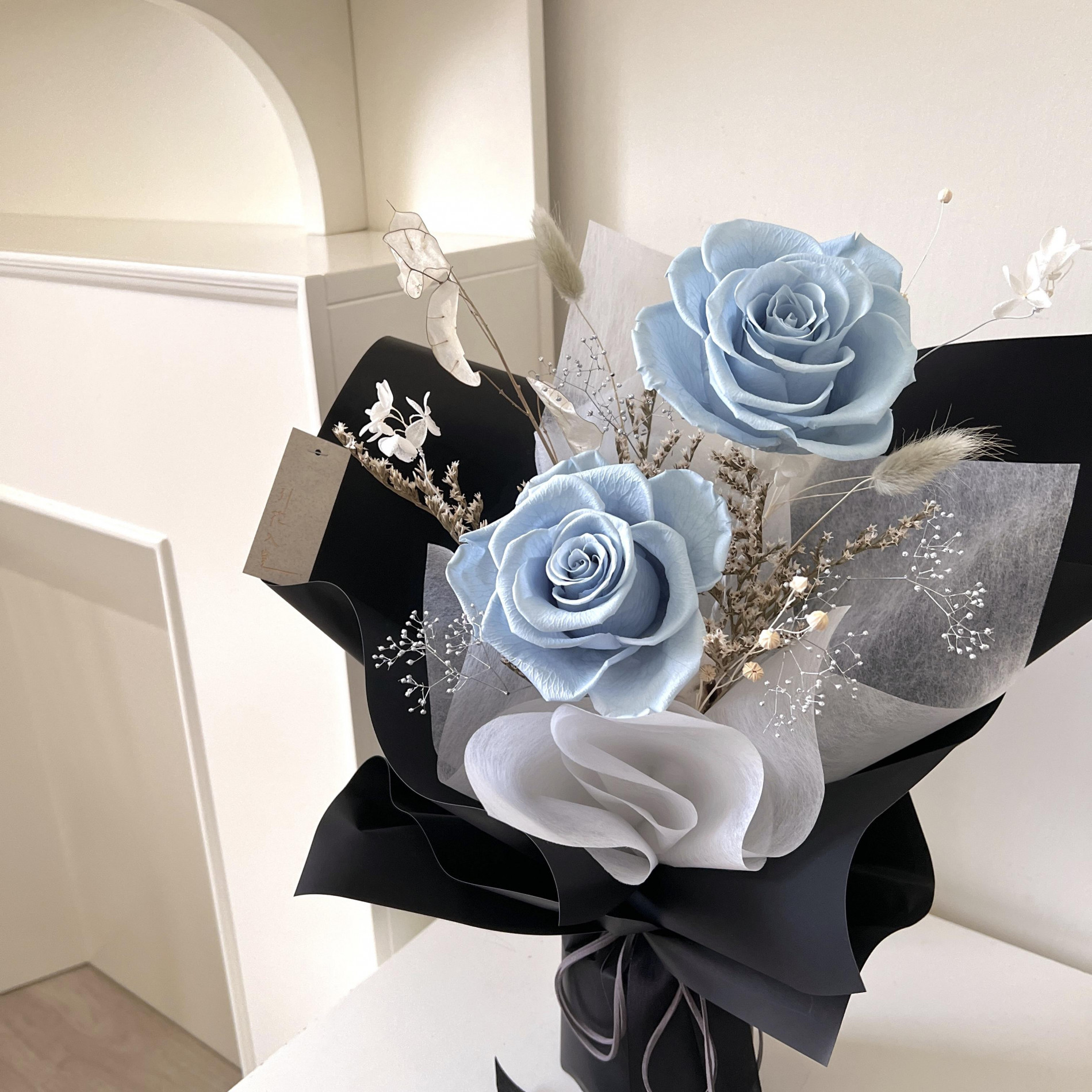 藍色海岸公路永生花束 S 3