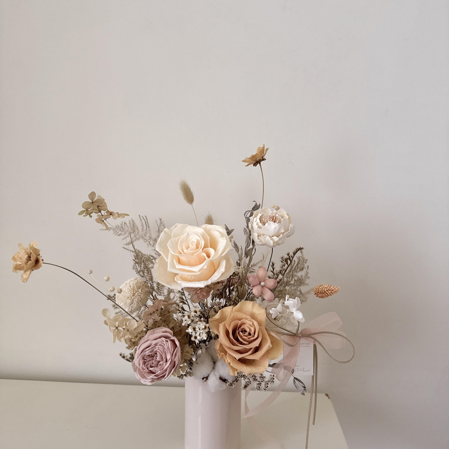 秋之柔和旋律永生桌花 S 4