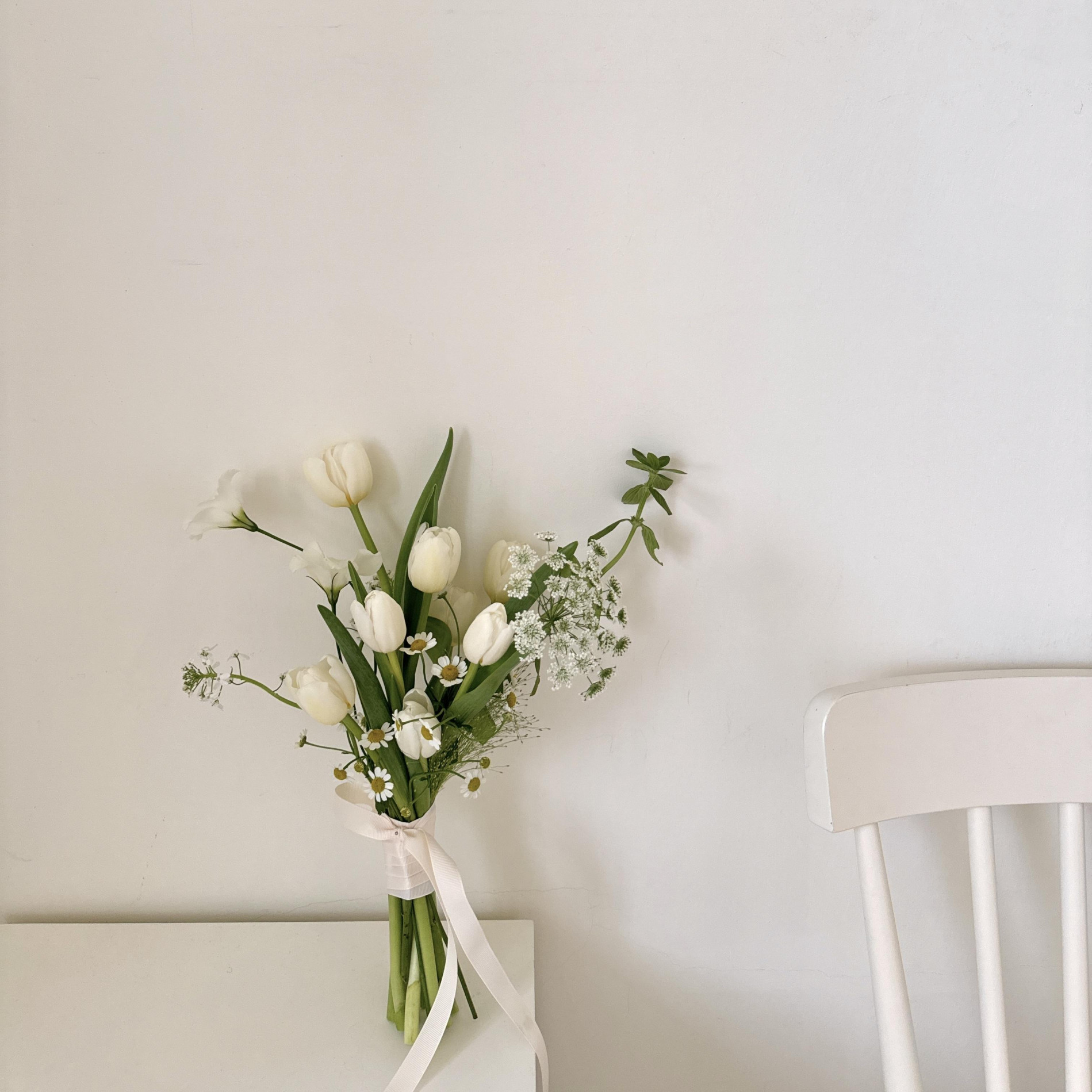 韓式鬱金香輕捧花 4