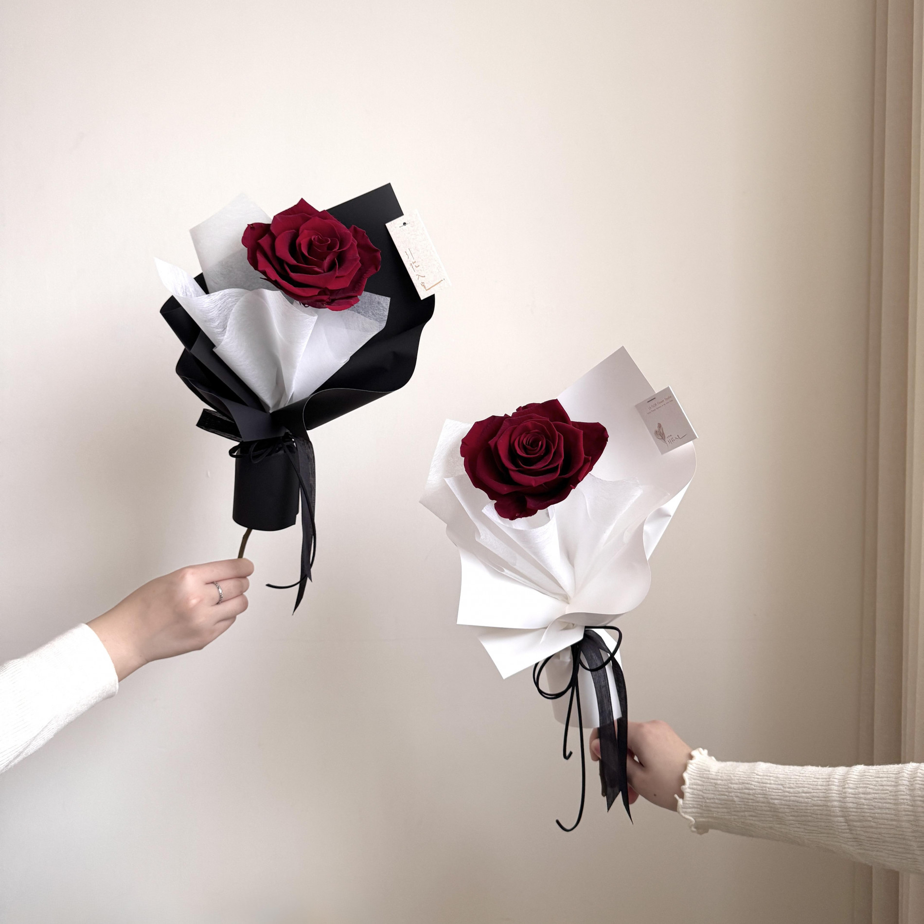 西洋情人節設計款 屬於我們的故事單支永生玫瑰 6