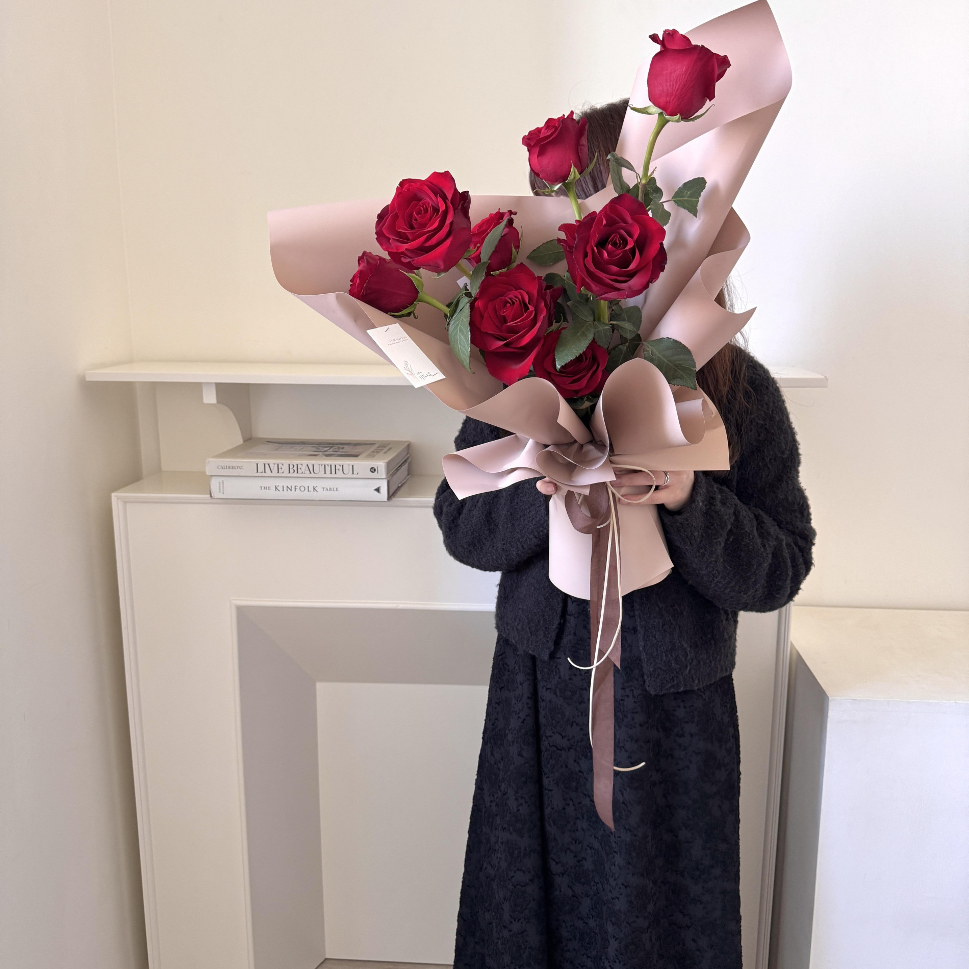 夜幕告白儀式玫瑰花束 L 2色 5