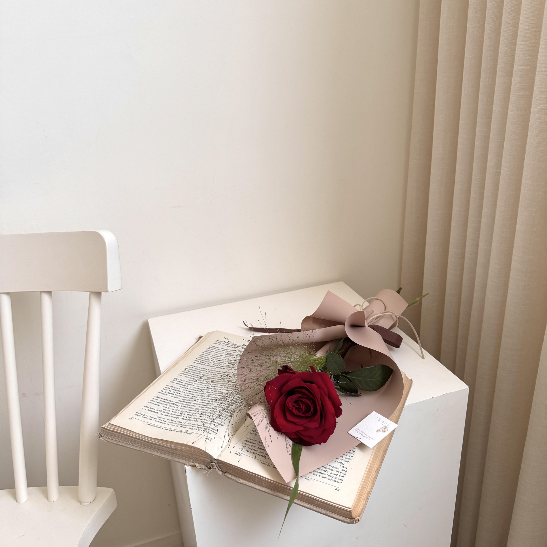 韓式單支紅玫瑰花束 2色 5