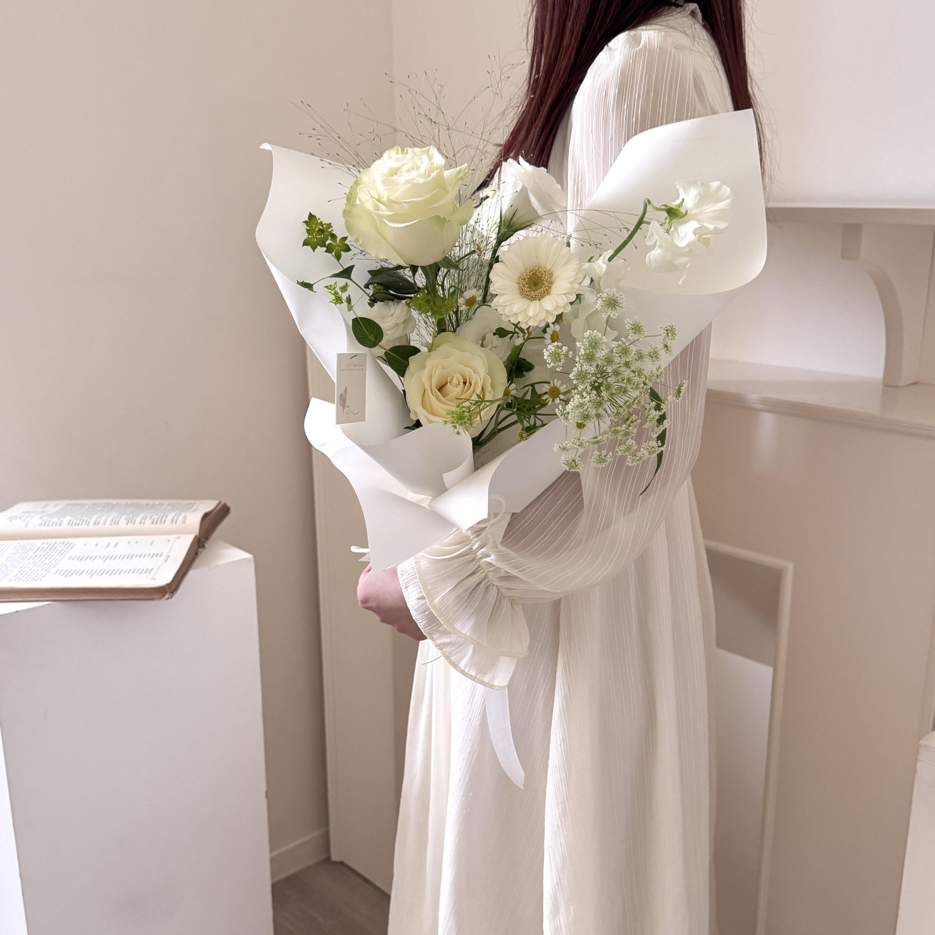 白色情人節設計款 白玫瑰的紀念 S 3