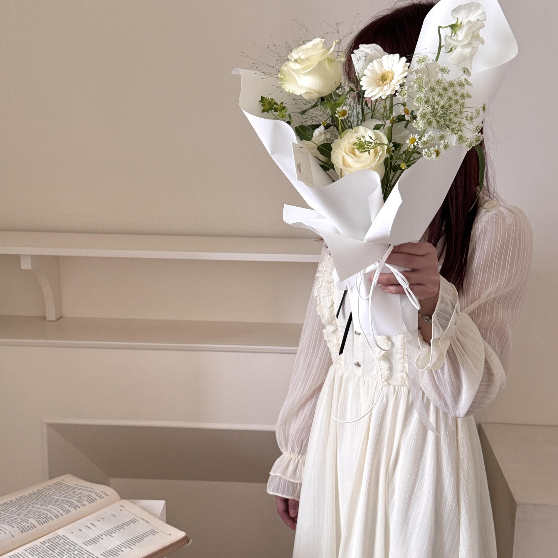 白色情人節設計款 白玫瑰的紀念 S 5