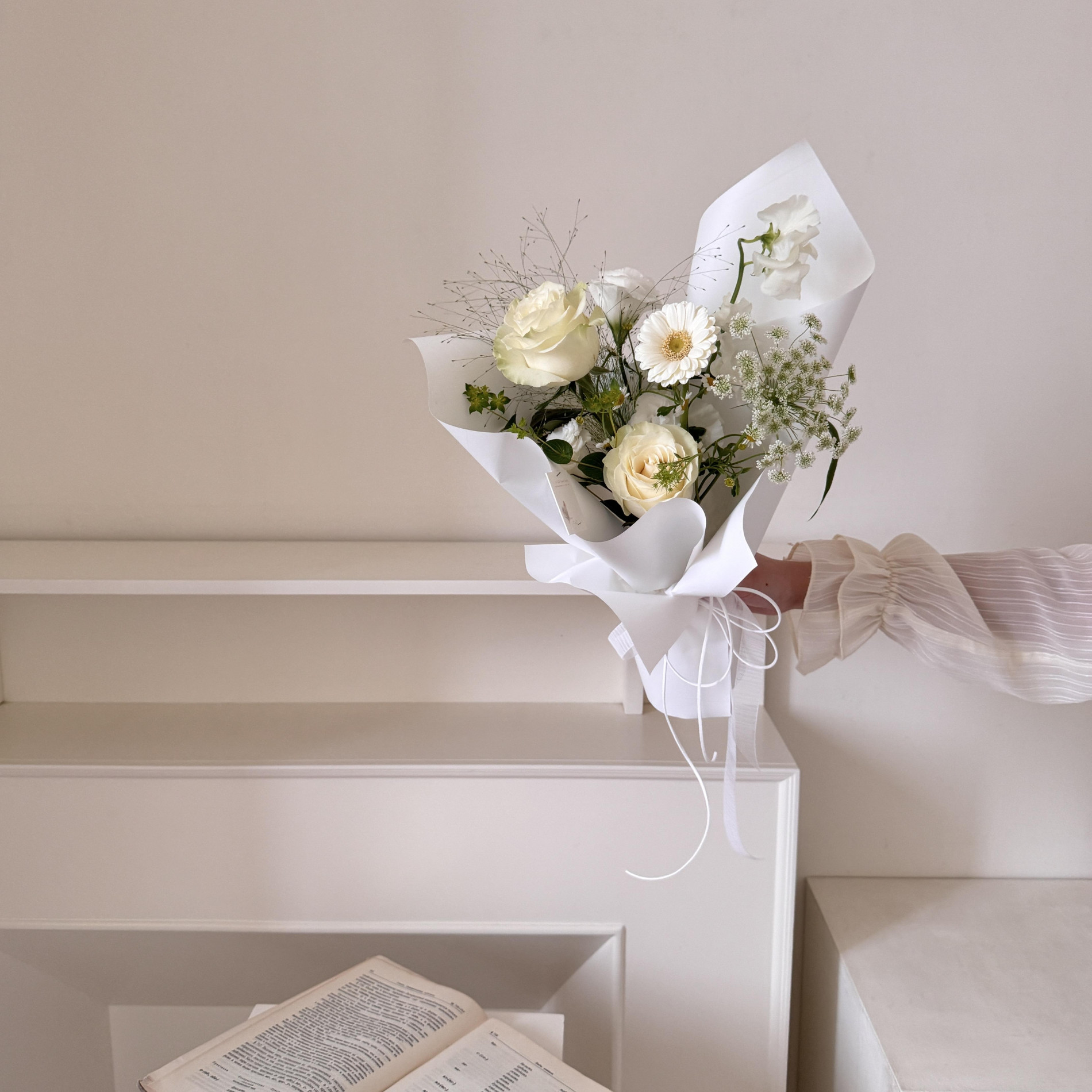 白色情人節設計款 白玫瑰的紀念 S 6