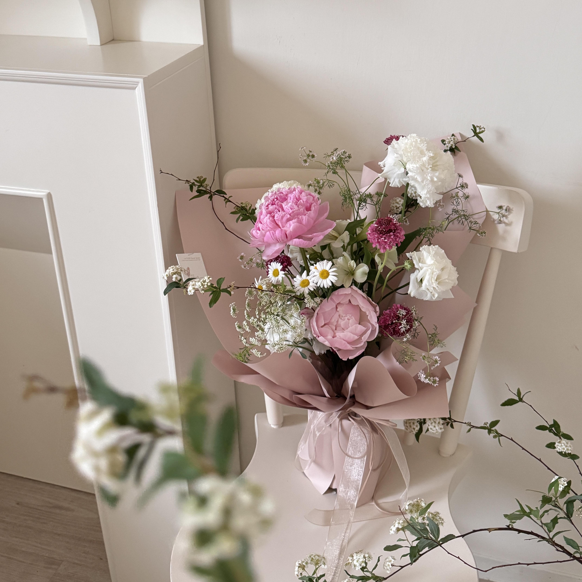 季節限定 芍藥季節花束 6